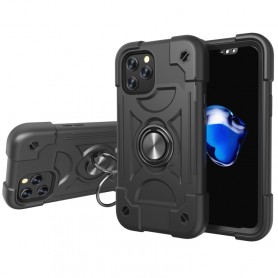 Coque Survivor pour iPhone 12 Pro Max - silicone antichoc - aimant et bague