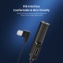 ROCK Mini adaptateur audio et connecteur lightning - 2 en 1 8 broches + 3,5 mm femelle à 8 broches mâle