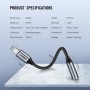 UGREEN USB-C / Type-C Mâle vers 3,5 mm Adaptateur Audio Femelle Convertisseur 10cm