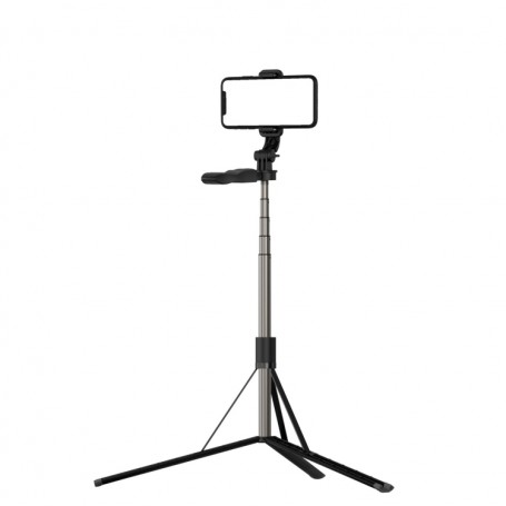 Trépied Bluetooth multifonction L05 149 cm Selfie Stick (Noir)