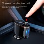 Baseus Chargeur de voiture Wireless Bluetooth V4.2 Transmetteur FM Lecteur MP3 3.4A Double chargeur de voiture USB, Support U...