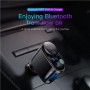Baseus Chargeur de voiture Wireless Bluetooth V4.2 Transmetteur FM Lecteur MP3 3.4A Double chargeur de voiture USB, Support U...
