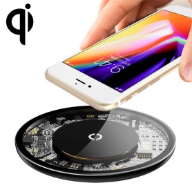 chargeur sans fil Baseus transparent 2,5W/5W/10W Max QI