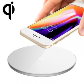 chargeur sans fil Baseus blanc 2,5W/5W/10W Max QI