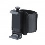 Porte téléphone-bracelet élastique mains libres porte-smatphone UBER DELIVROO, poignet longueur: 24cm (noir)
