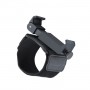 Porte téléphone-bracelet élastique mains libres porte-smatphone UBER DELIVROO, poignet longueur: 24cm (noir)