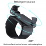Porte téléphone-bracelet élastique mains libres porte-smatphone UBER DELIVROO, poignet longueur: 24cm (noir)