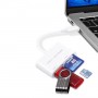 Lecteur de carte USB-C vers SD TF 3 en 1 - Kit adaptateur pour appareil photo USB-C USB Lecteur de carte SD TF