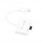 Lecteur de carte USB-C vers SD TF 3 en 1 - Kit adaptateur pour appareil photo USB-C USB Lecteur de carte SD TF
