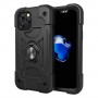 Coque Survivor pour iPhone 12 - silicone antichoc - aimant et bague