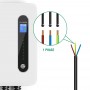 Borne de recharge pour voiture éléctrique - Borne EVSE EV Wallbox – IEC 62196-2, Niveau 2, 240 V, 7,6 kW, 32A – écran LED