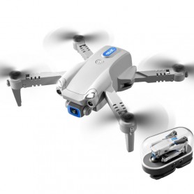 Drone V20 WIFI FPV Mini, pliable, télécommande, double camera Full HD, Gris