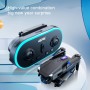 Drone V20 WIFI FPV Mini, pliable, télécommande, double camera Full HD, Gris