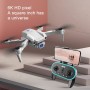 Drone V20 WIFI FPV Mini, pliable, télécommande, double camera Full HD, Noir
