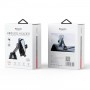 Support smartphone voiture 2 en 1 Clip Invisible charge Sans Fil  15W (Noir)