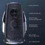 Support de voiture automatique Q2 15W Grille aération, induction magnétique micro USB, lightning et TypeC / connecteur magn...