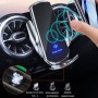 Support de voiture automatique Q2 15W Grille aération, induction magnétique micro USB, lightning et TypeC / connecteur magn...