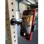 Support smartphone aimanté Aluminium - Orientable et réglable.