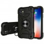 Coque Survivor pour iPhone XR - silicone antichoc - aimant et bague