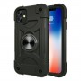 Coque Survivor pour iPhone XR - silicone antichoc - aimant et bague