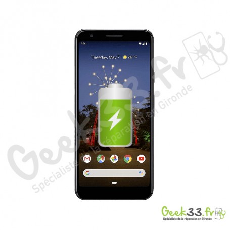 Réparation batterie Google Pixel 3A Vitre + Oled