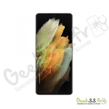 Réparation écran Samsung S21 Ultra 5G (G998) Vitre + Omoled + Chassis