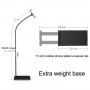 Support  tablette hauteur 155cm Live Broadcast Bedside Lifting Bracket Telescopique pour les tablette jusqu'a 20cm de large