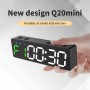 Chronomètre de sport, chronomètre rechargeable, horloge portable de compte à rebours, Emom, tabata et dos magnétique