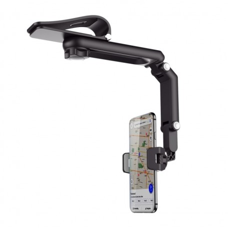 Support de téléphone portable multifonctionnel pour pare-soleil de voiture