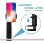 Support de téléphone portable pour avion, support de voyage portable, pliable et rotatif, support de siège de train pour self...