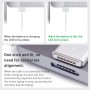 Câble de données de charge rapide tressé USB-C / Type-C vers Magsafe 3, longueur: 2 m