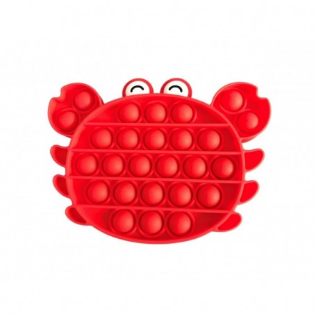 Les POP IT !  - Jouet Bulle Anti-Stress Jouets Adultes Enfants Jouet Sensoriel Pour Soulager L'autisme - Crabe