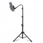Trépied pour tablette de 7 à 12 pouces hauteur 120cm support pour iPad, Kindle, Samsung, Lenovo...
