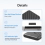 Boîtier de stockage externe pour boîtier de disque dur USB 3.0 USB-A vers Type-C 2,5 pouces