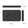 Boîtier de stockage externe pour boîtier de disque dur USB 3.0 USB-A vers Type-C 2,5 pouces