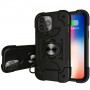 Coque Survivor pour iPhone 13/14 - silicone antichoc - aimant et bague