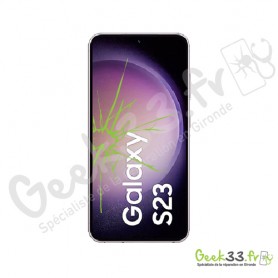 Réparation écran Samsung S23  (S911B) Vitre + Oled + Chassis Service Pack