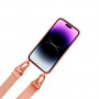 Étui de téléphone en silicone liquide avec fente pour carte avec lanière
