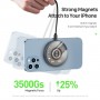 Chargeur sans fil à aspiration magnétique MagSafe transparent 15W