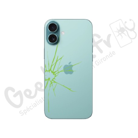 Réparation Vitre arrière iPhone 16 Plus