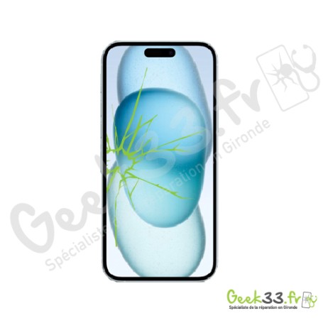 Réparation écran Apple iPhone 15 Pro vitre + Oled