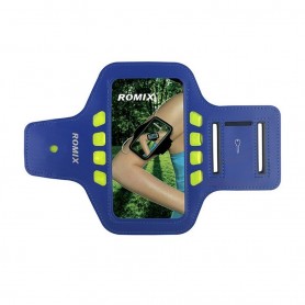 Brassard smartphone ROMIX Bleu XL