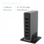 Dock USB ROCK 6 prises Noir