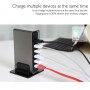 Dock USB ROCK 6 prises Noir
