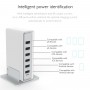Dock USB ROCK 6 prises Blanc
