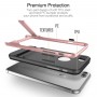 Coque iPhone 7 Plus / 8 Plus ROCK contour bumper rose Royce with kick stand