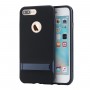 Coque iPhone 7 Plus / 8 Plus ROCK contour bumper bleu navy Royce with kick stand