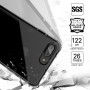 Coque iPhone 7 Plus / 8 Plus  ROCK transparent noir Guard Serie