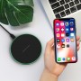 Socle de charge  Qi Wireless Charger Aluminium Blanc