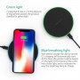 Socle de charge  Qi Wireless Charger Aluminium Noir